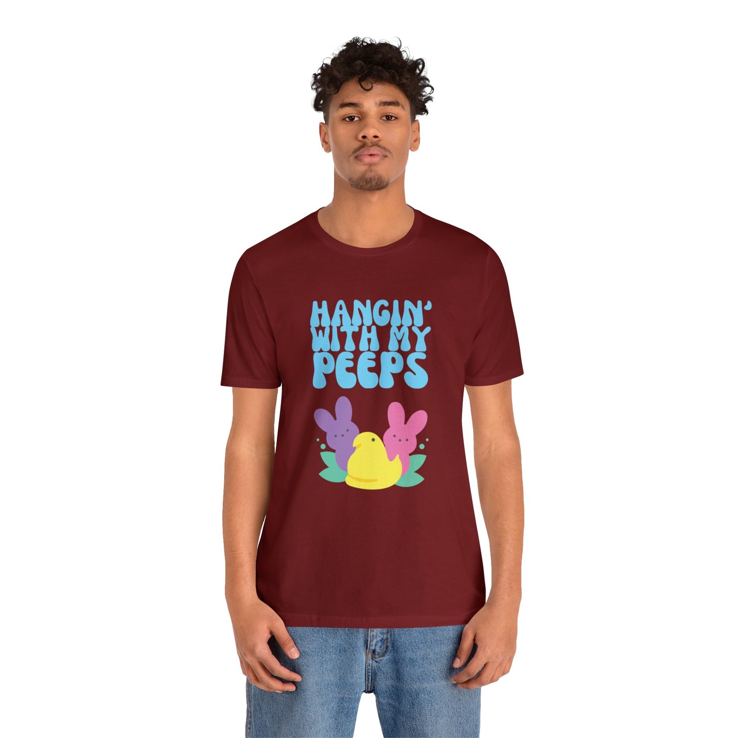 Hanging with My Peeps Jersey Short Sleeve Tee
