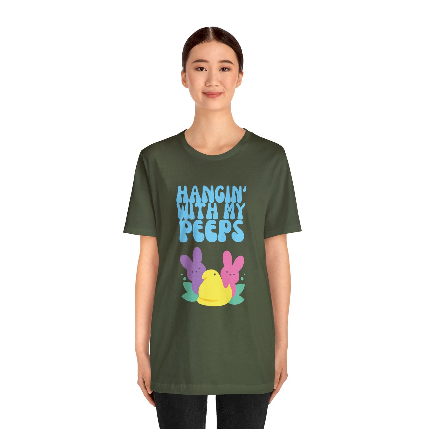 Hanging with My Peeps Jersey Short Sleeve Tee