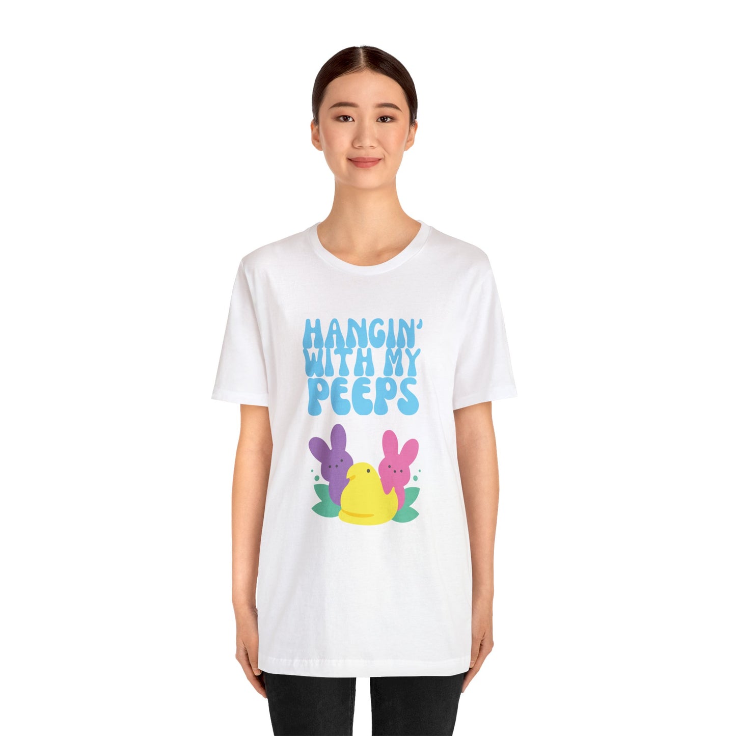 Hanging with My Peeps Jersey Short Sleeve Tee