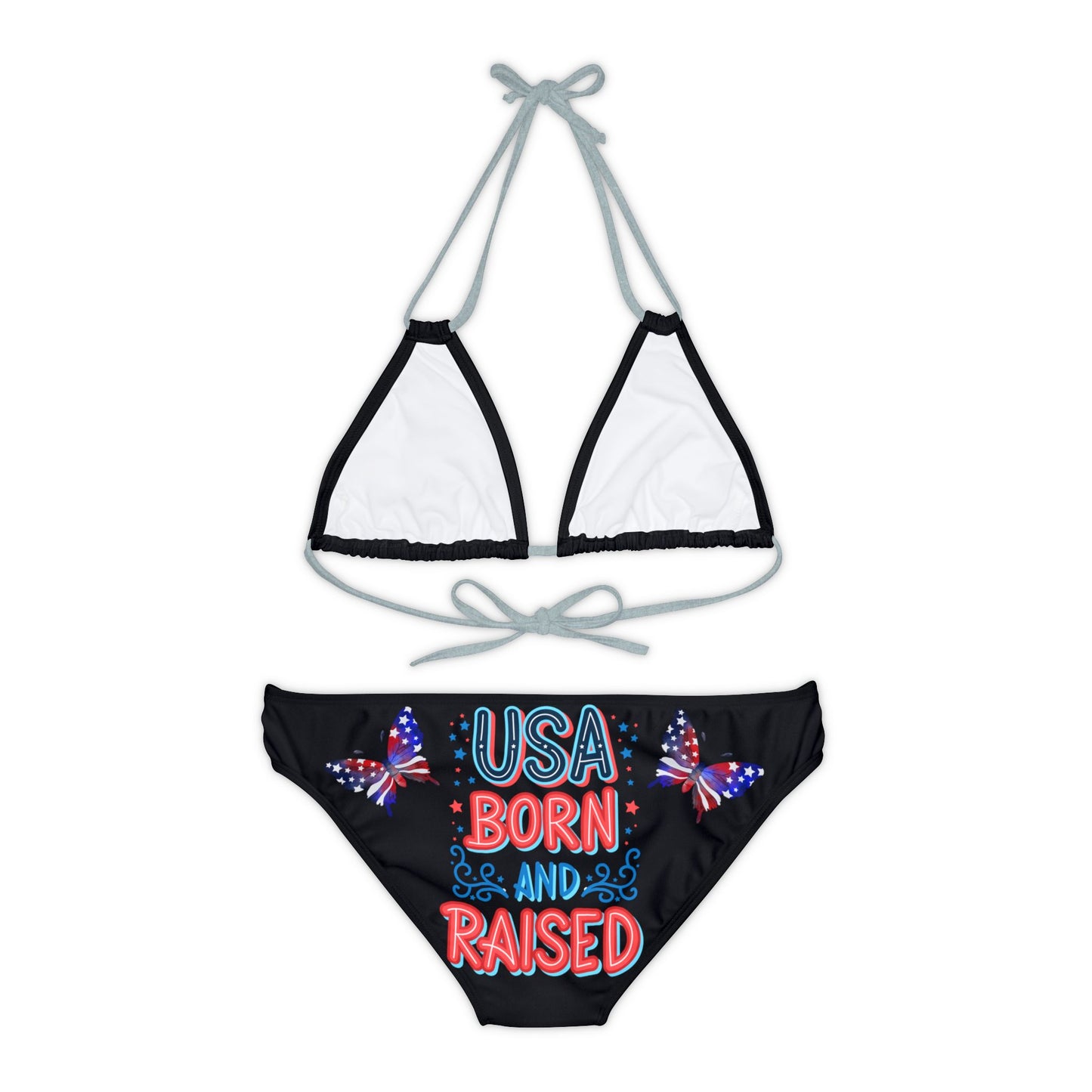 USA Born and Raised Strappy Bikini Set