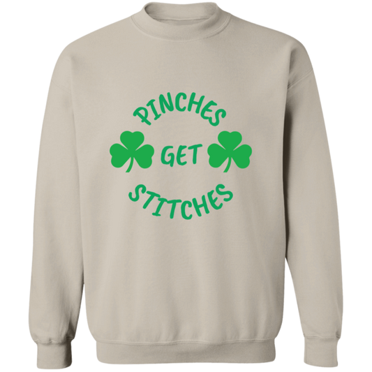 Pinches Get Stitches Crewneck Pullover Sweatshirt