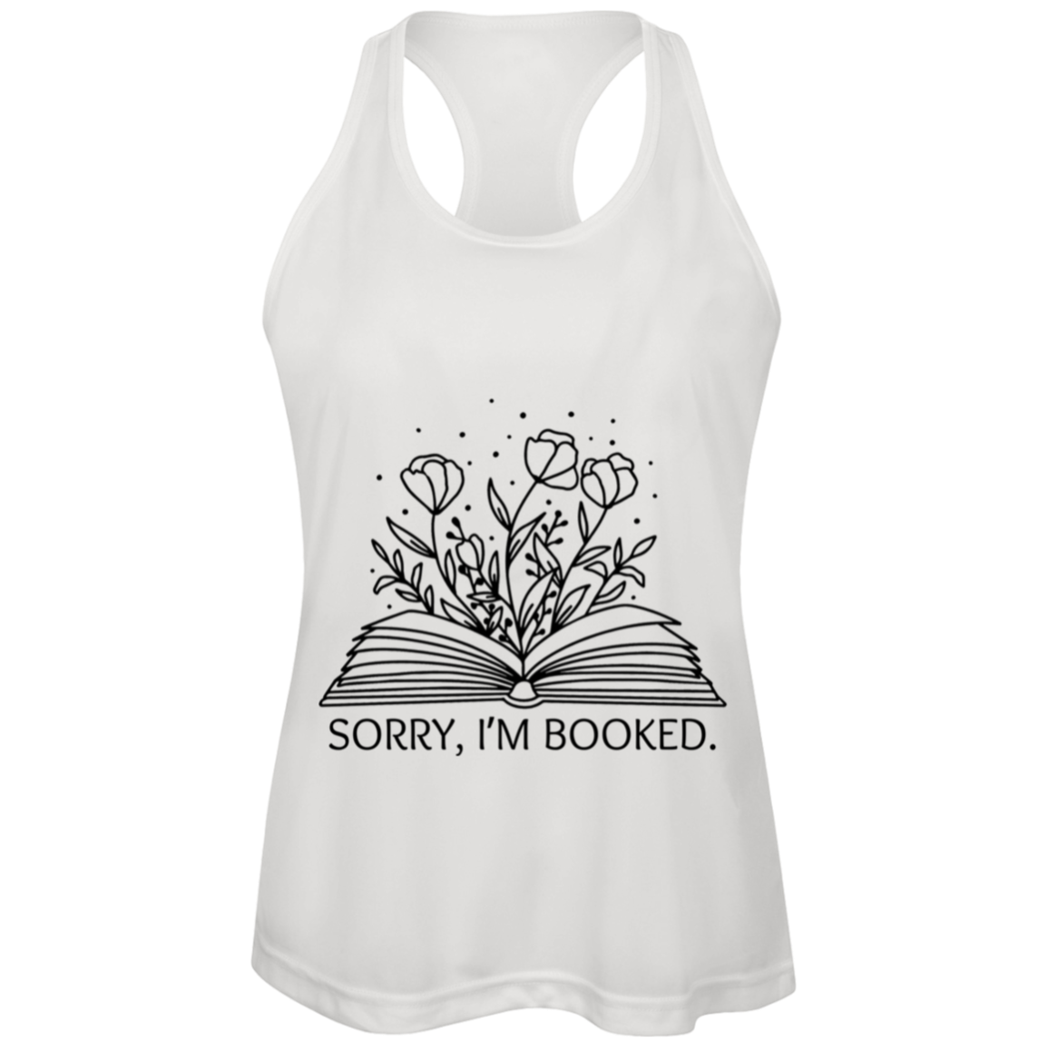 Sorry I'm Booked Women's Zone Racerback Tank