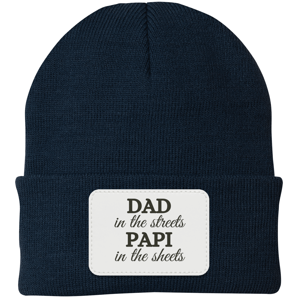 Papi in the sheets Knit Cap - Patch