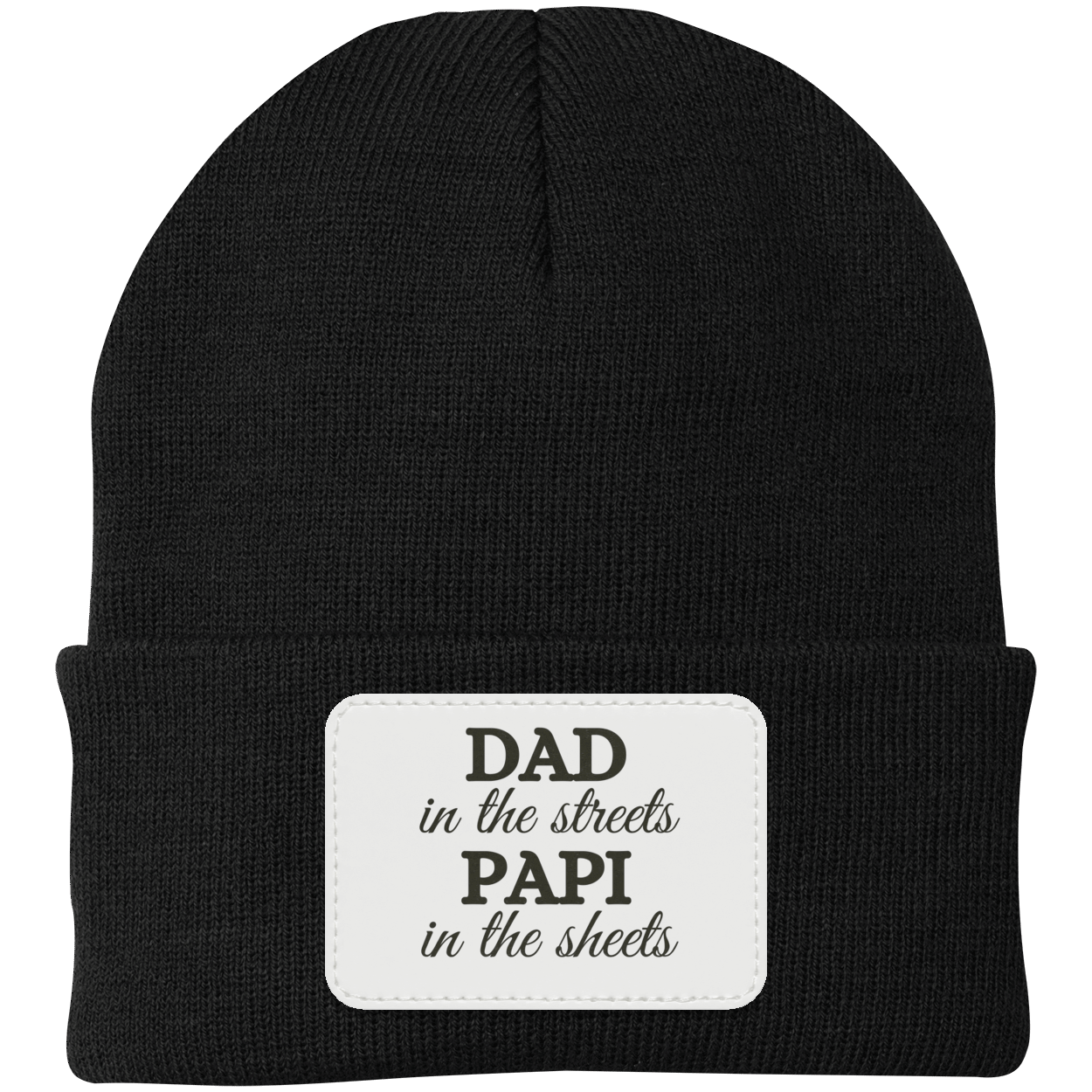 Papi in the sheets Knit Cap - Patch