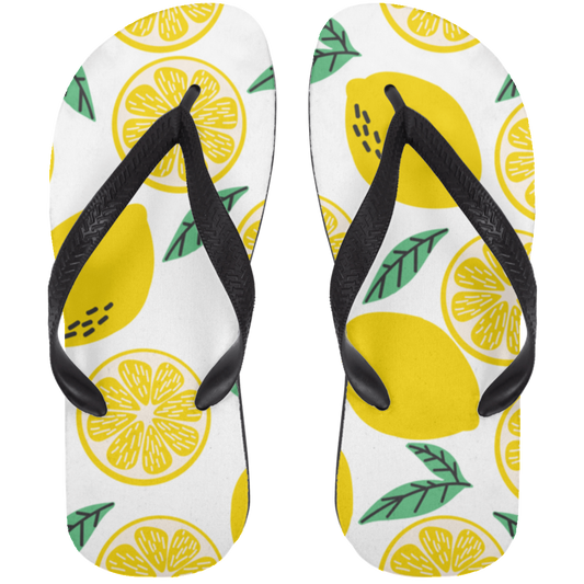 Lemon Flip Flops