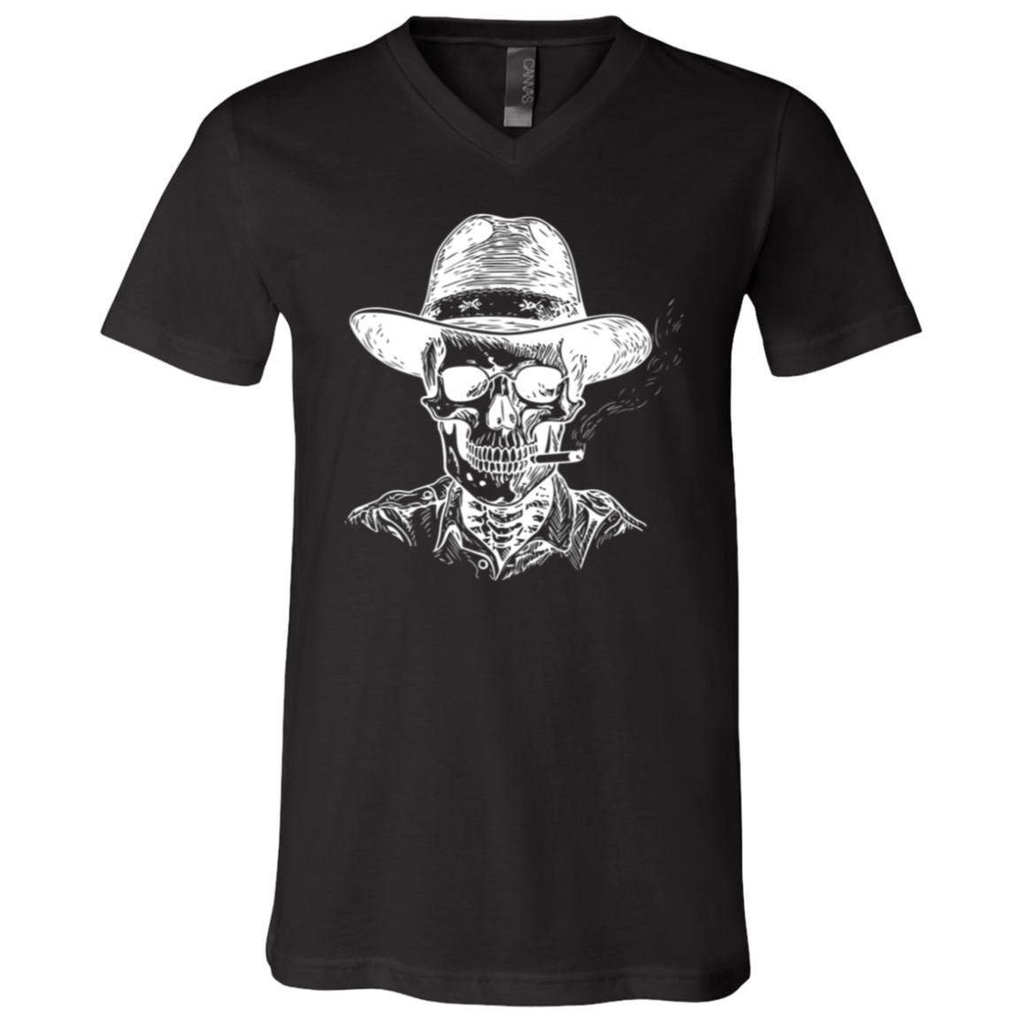 Skeleton V-Neck T-Shirt