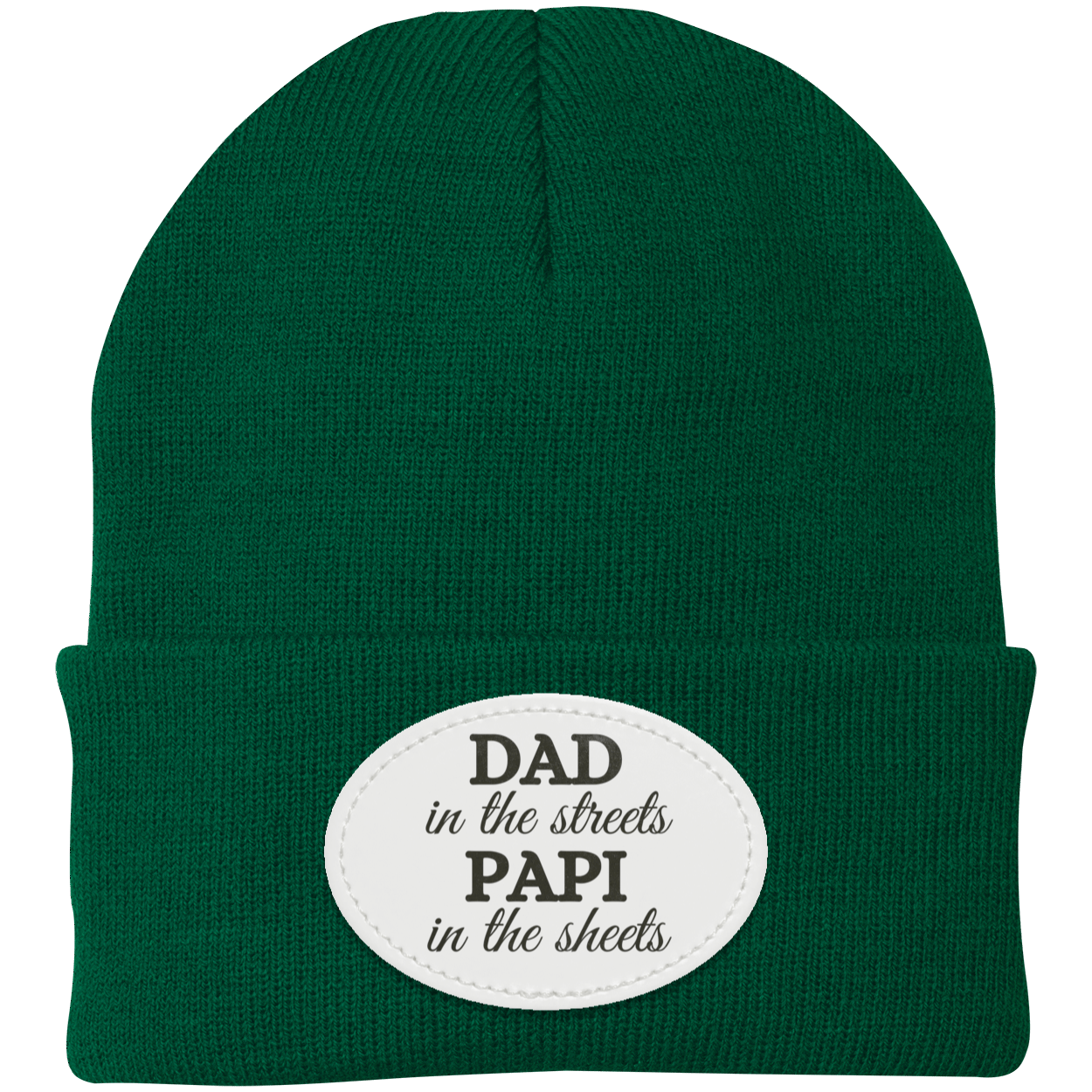 Papi in the sheets Knit Cap - Patch