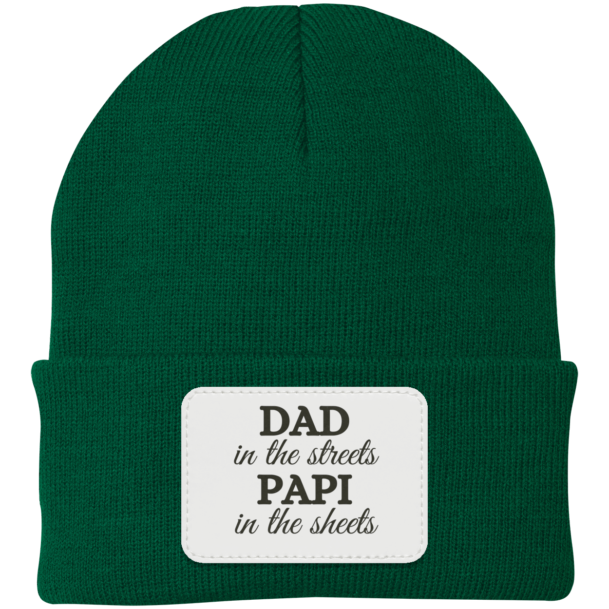 Papi in the sheets Knit Cap - Patch