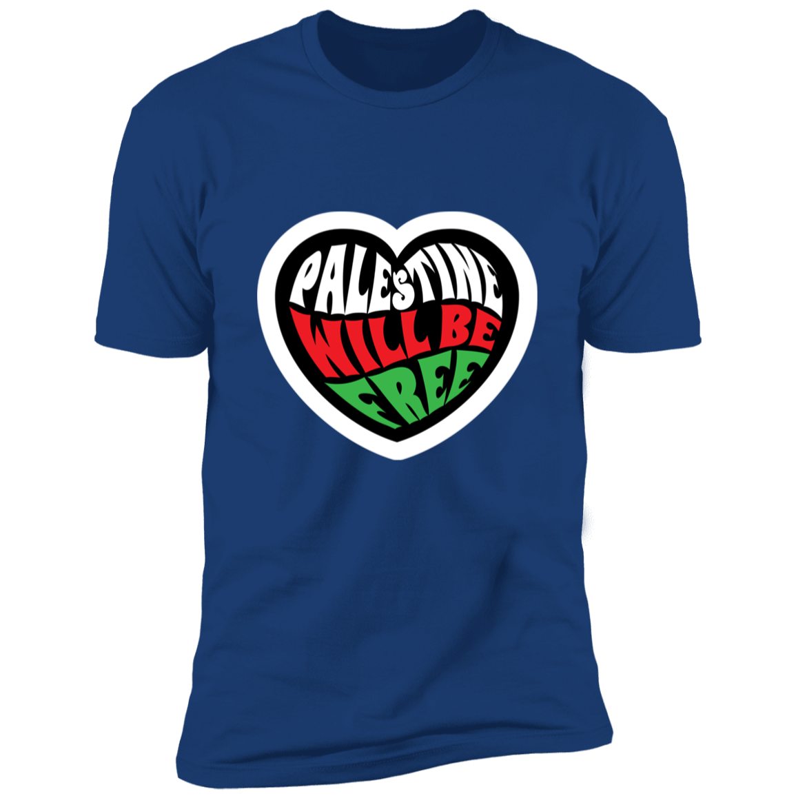Palestine Heart Short Sleeve Tee