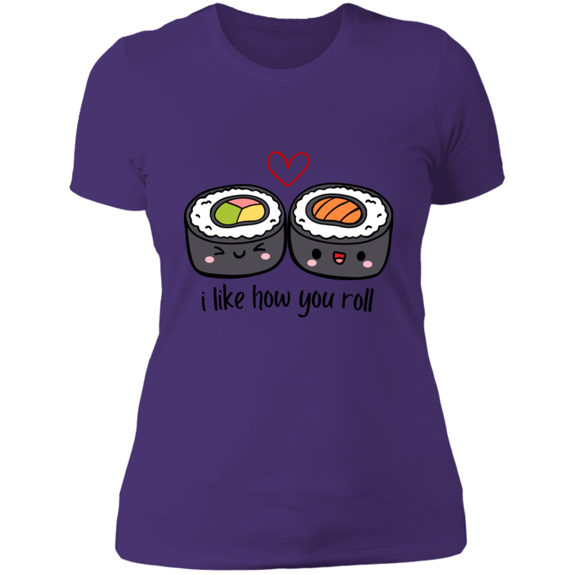 Sushi Roll Ladies' Boyfriend T-Shirt