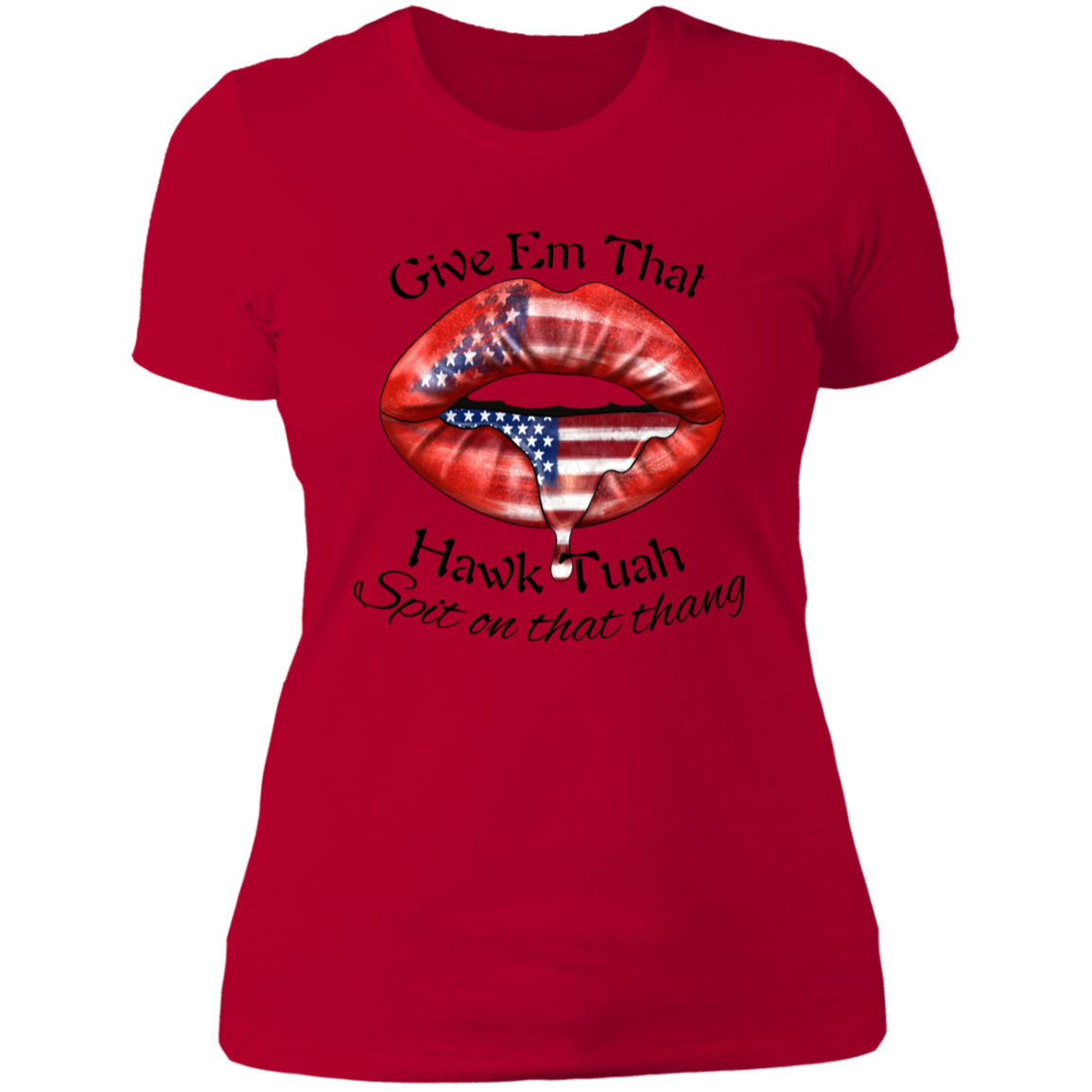 Hawk Tuah  Ladies' Boyfriend T-Shirt