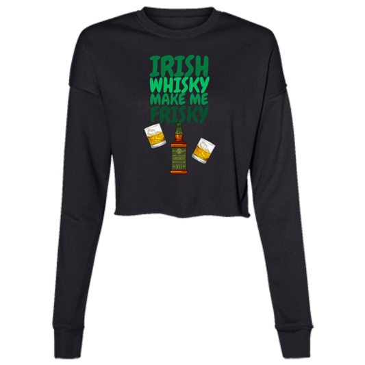 Irish Whisky Cropped Fleece Crew