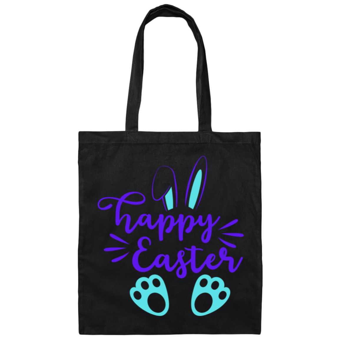 Happy Easter Tote Bag Canvas Tote Bag