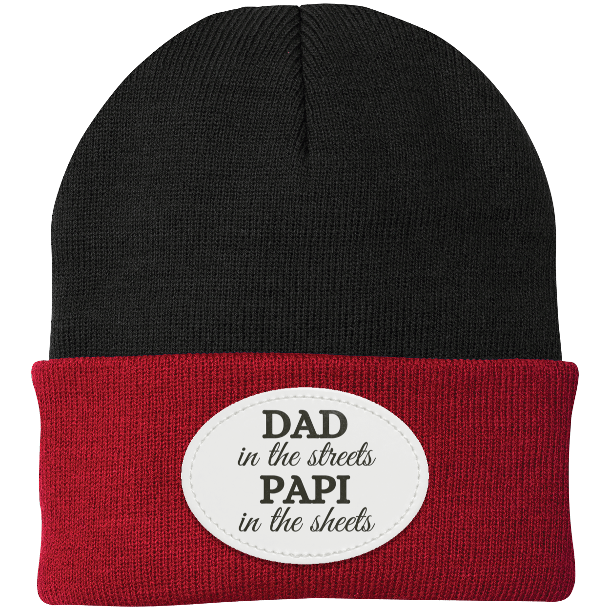 Papi in the sheets Knit Cap - Patch