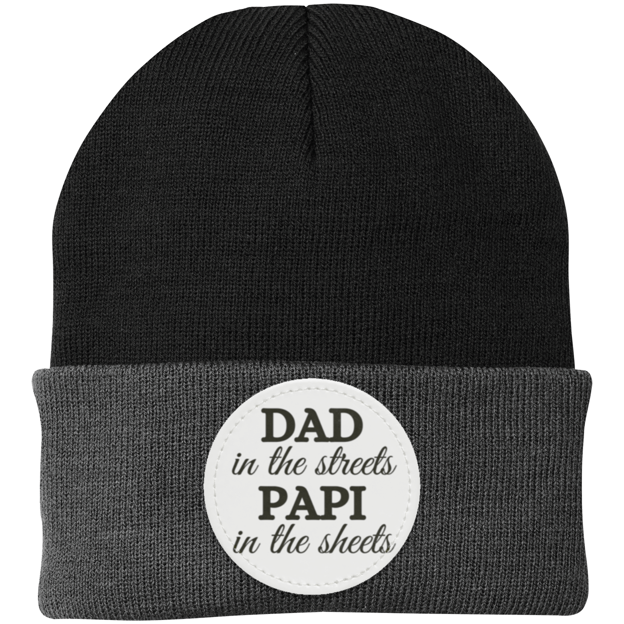 Papi in the sheets Knit Cap - Patch