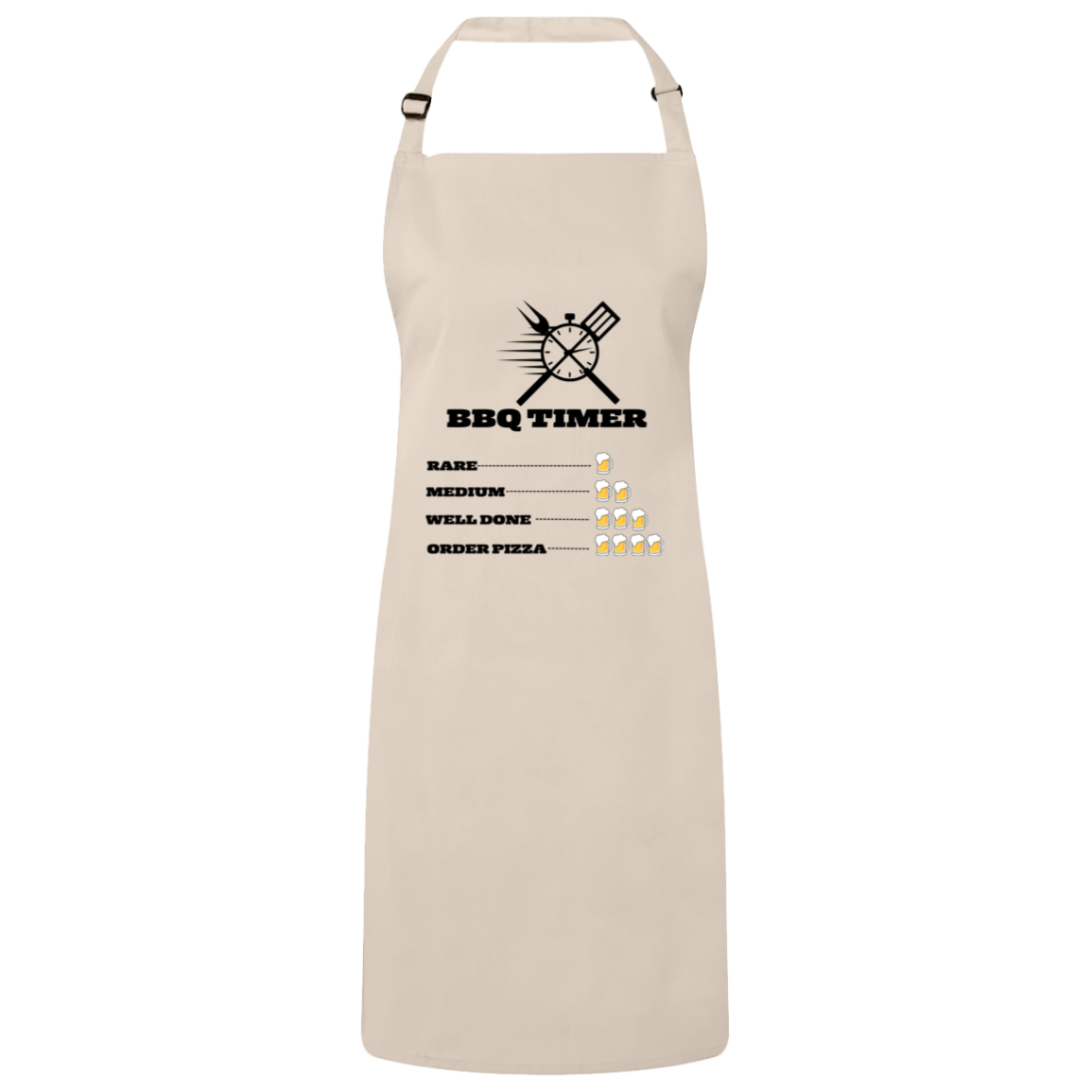 BBQ Timer Unisex Bib Apron