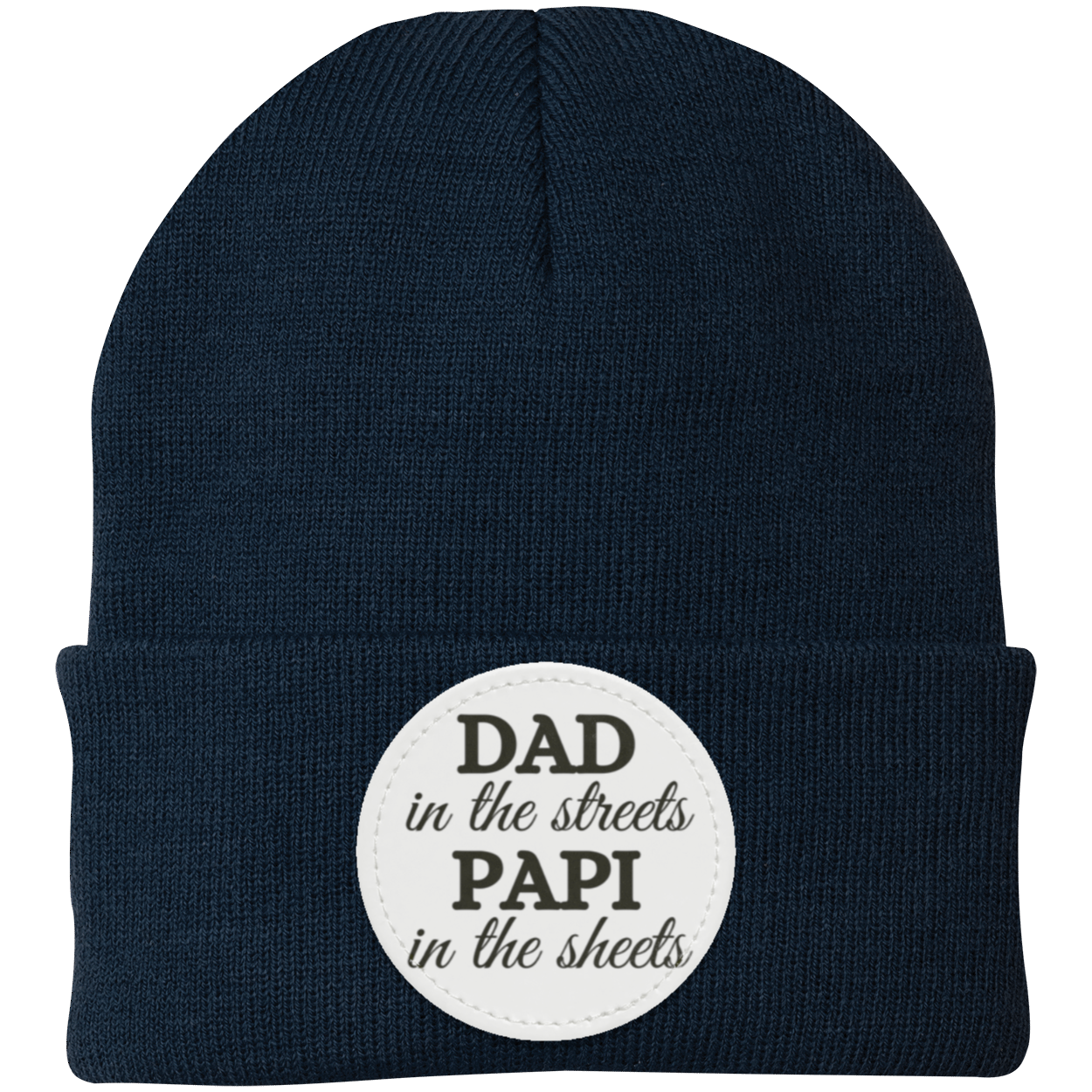 Papi in the sheets Knit Cap - Patch