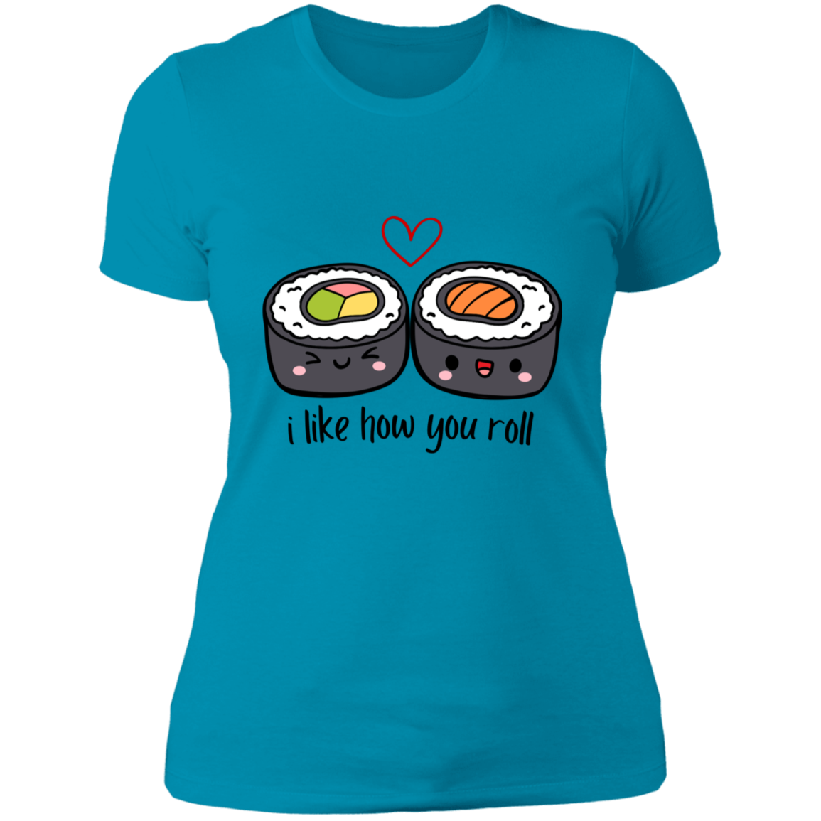 Sushi Roll Ladies' Boyfriend T-Shirt