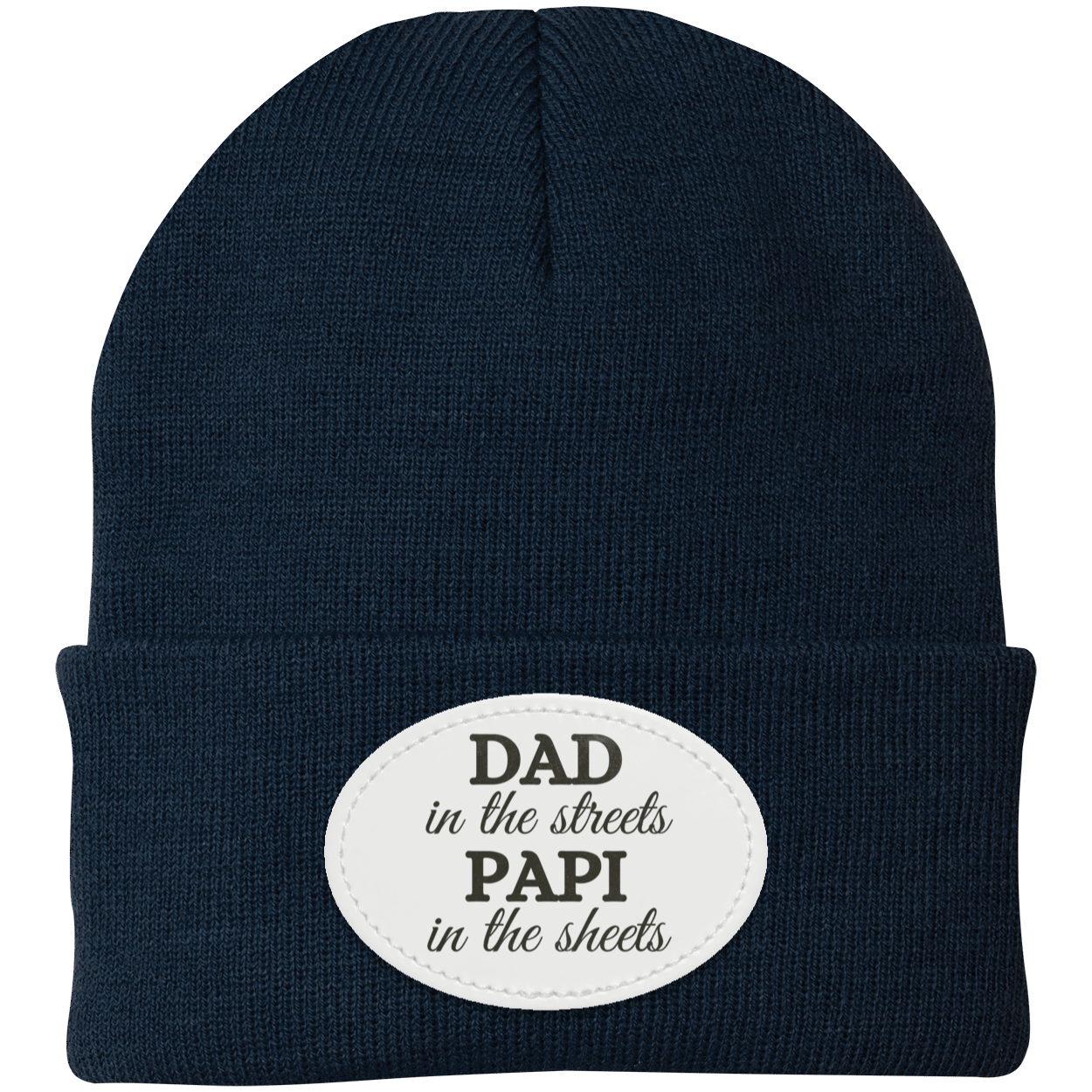 Papi in the sheets Knit Cap - Patch