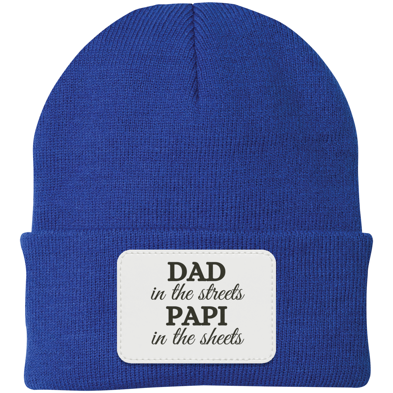 Papi in the sheets Knit Cap - Patch