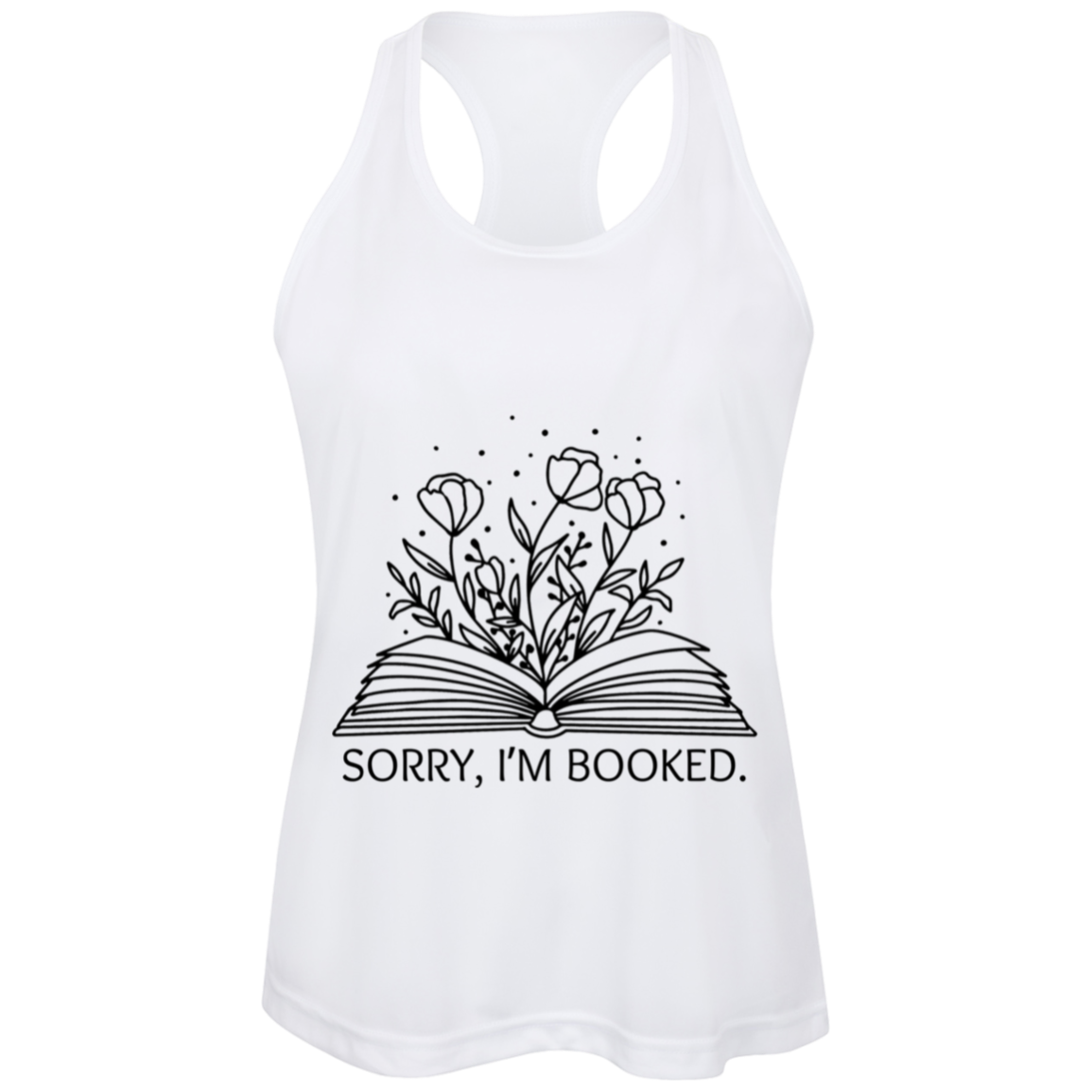 Sorry I'm Booked Women's Zone Racerback Tank