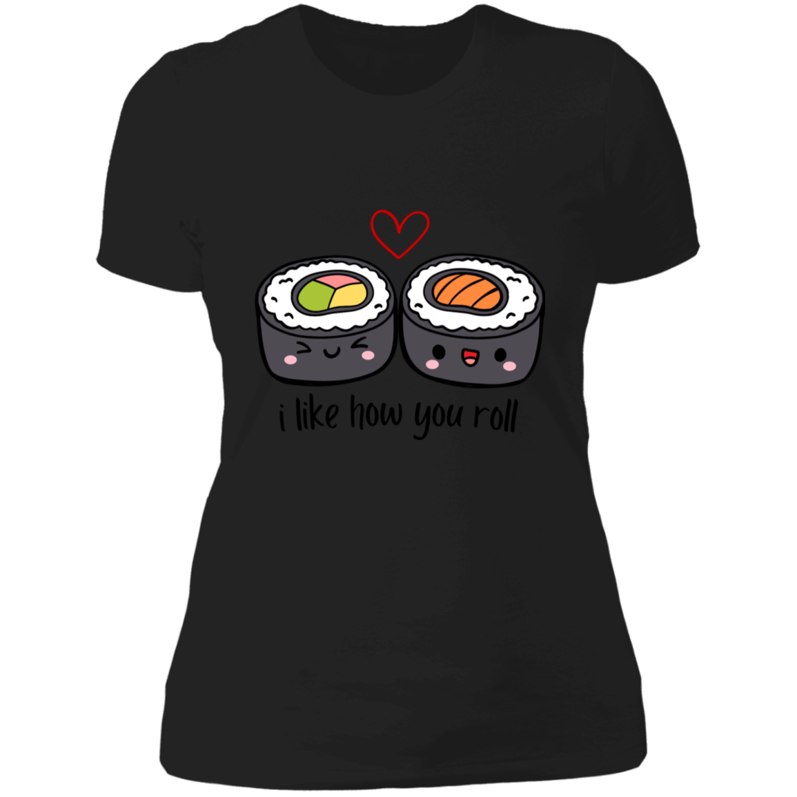 Sushi Roll Ladies' Boyfriend T-Shirt