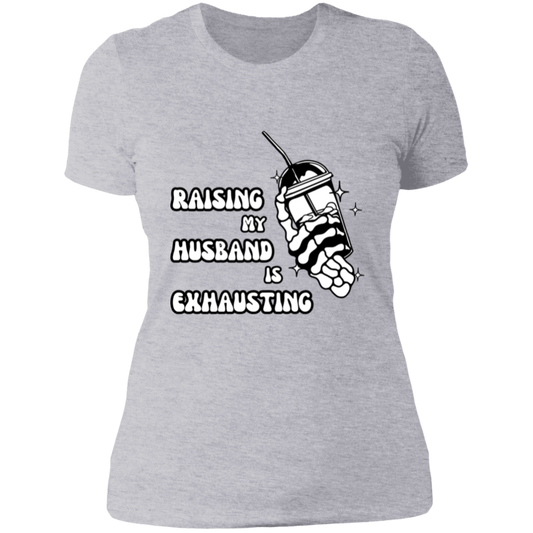 Exhausting  Ladies' Boyfriend T-Shirt