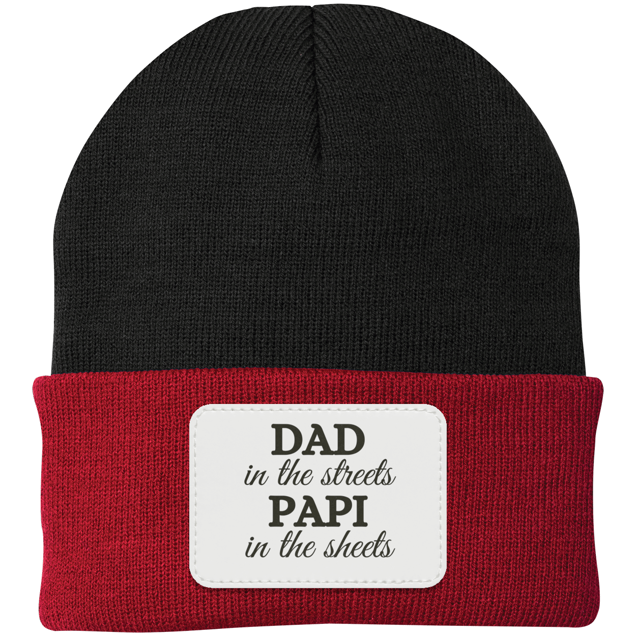 Papi in the sheets Knit Cap - Patch