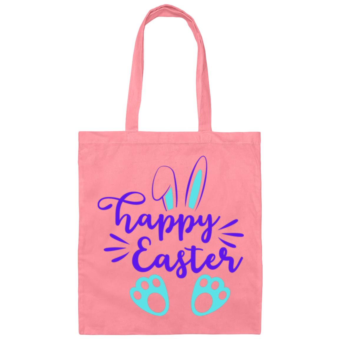 Happy Easter Tote Bag Canvas Tote Bag