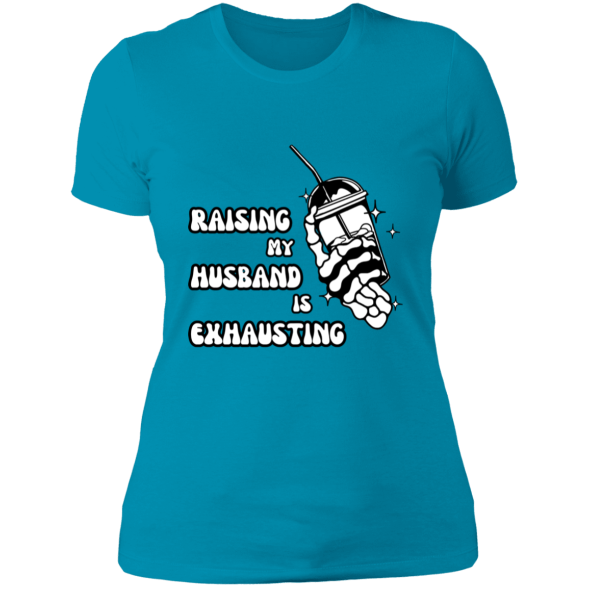 Exhausting  Ladies' Boyfriend T-Shirt