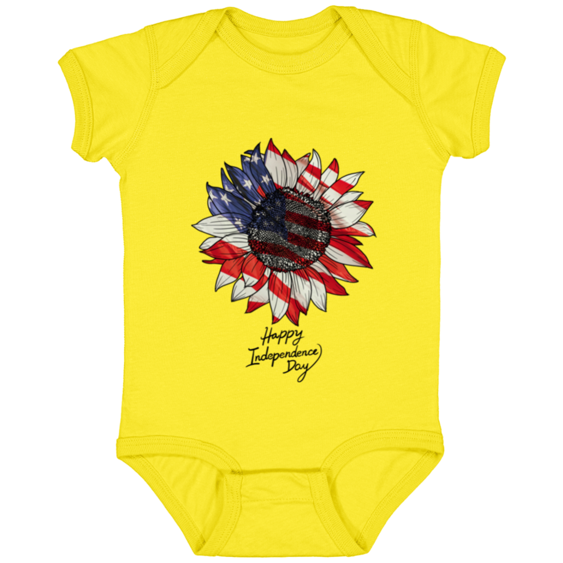 Happy Independence day Infant Fine Jersey Bodysuit