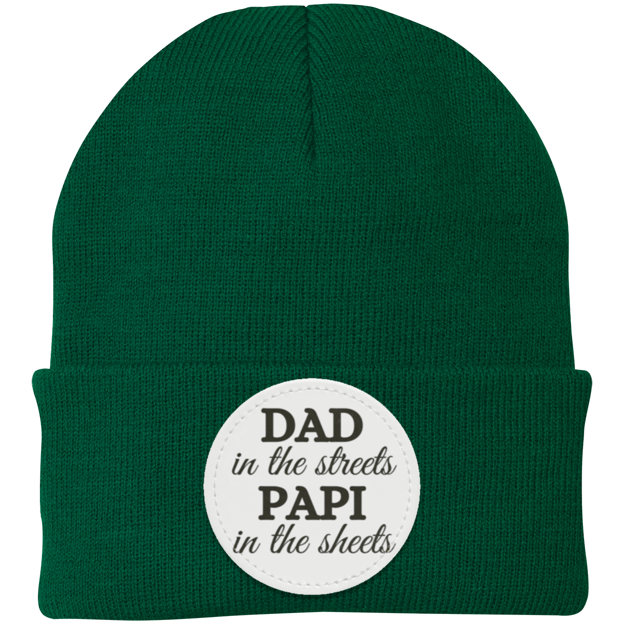 Papi in the sheets Knit Cap - Patch