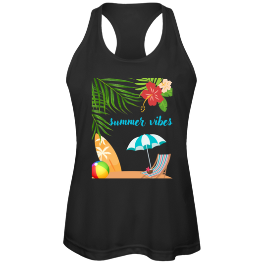 Summer Vibes  Women's Zone Racerback Tank