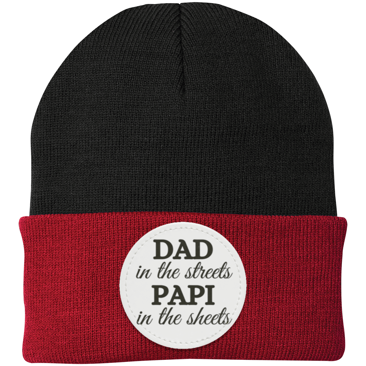 Papi in the sheets Knit Cap - Patch