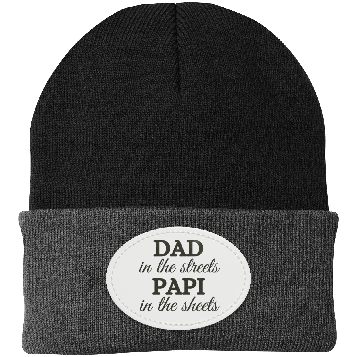 Papi in the sheets Knit Cap - Patch