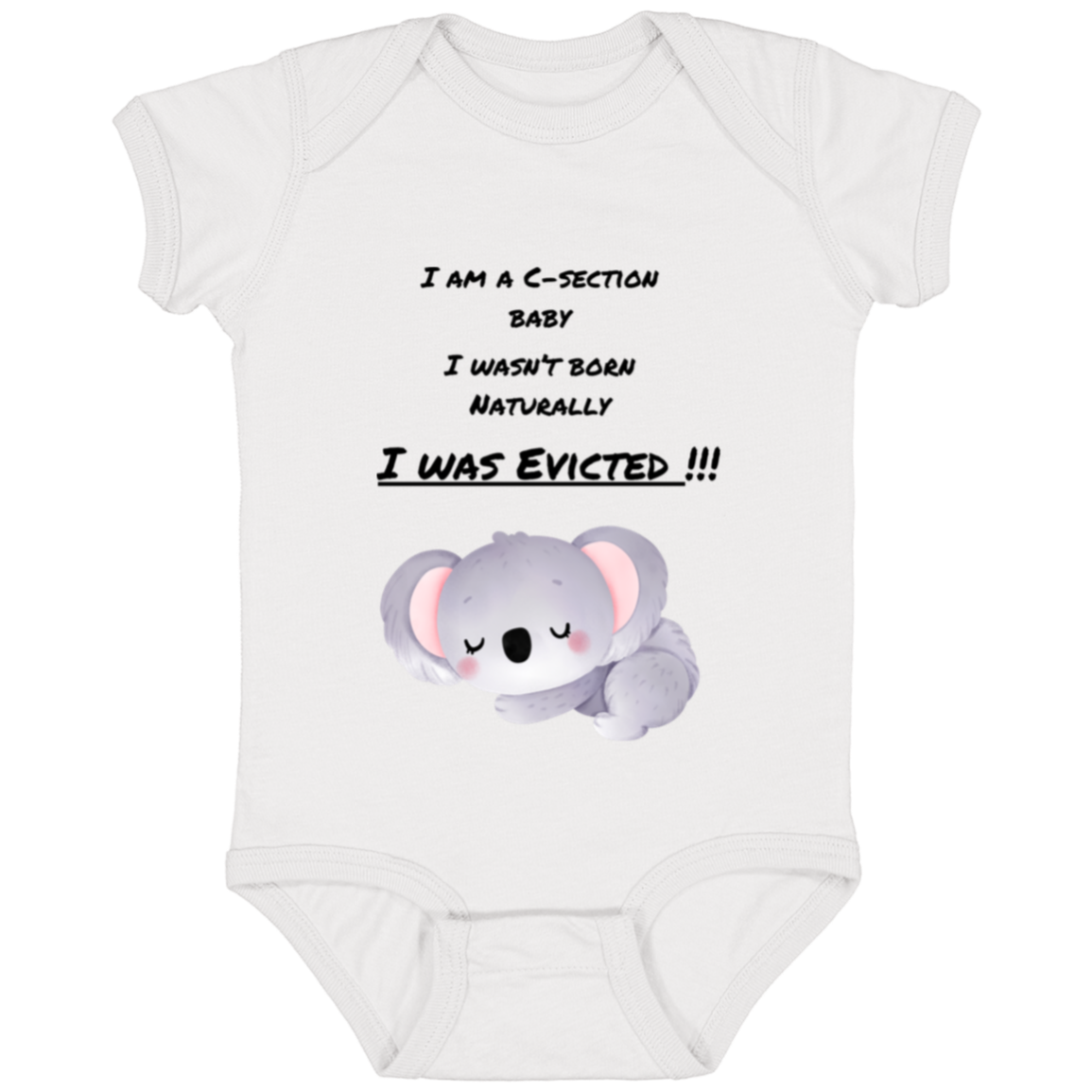 I was evicted baby onesie