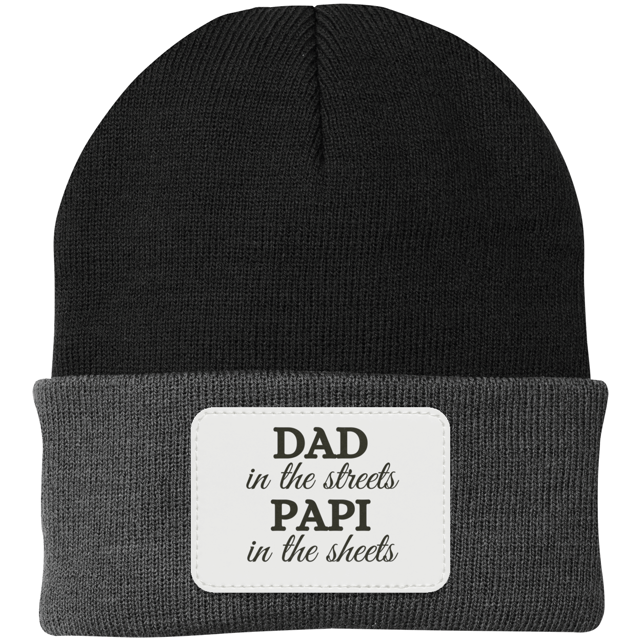 Papi in the sheets Knit Cap - Patch