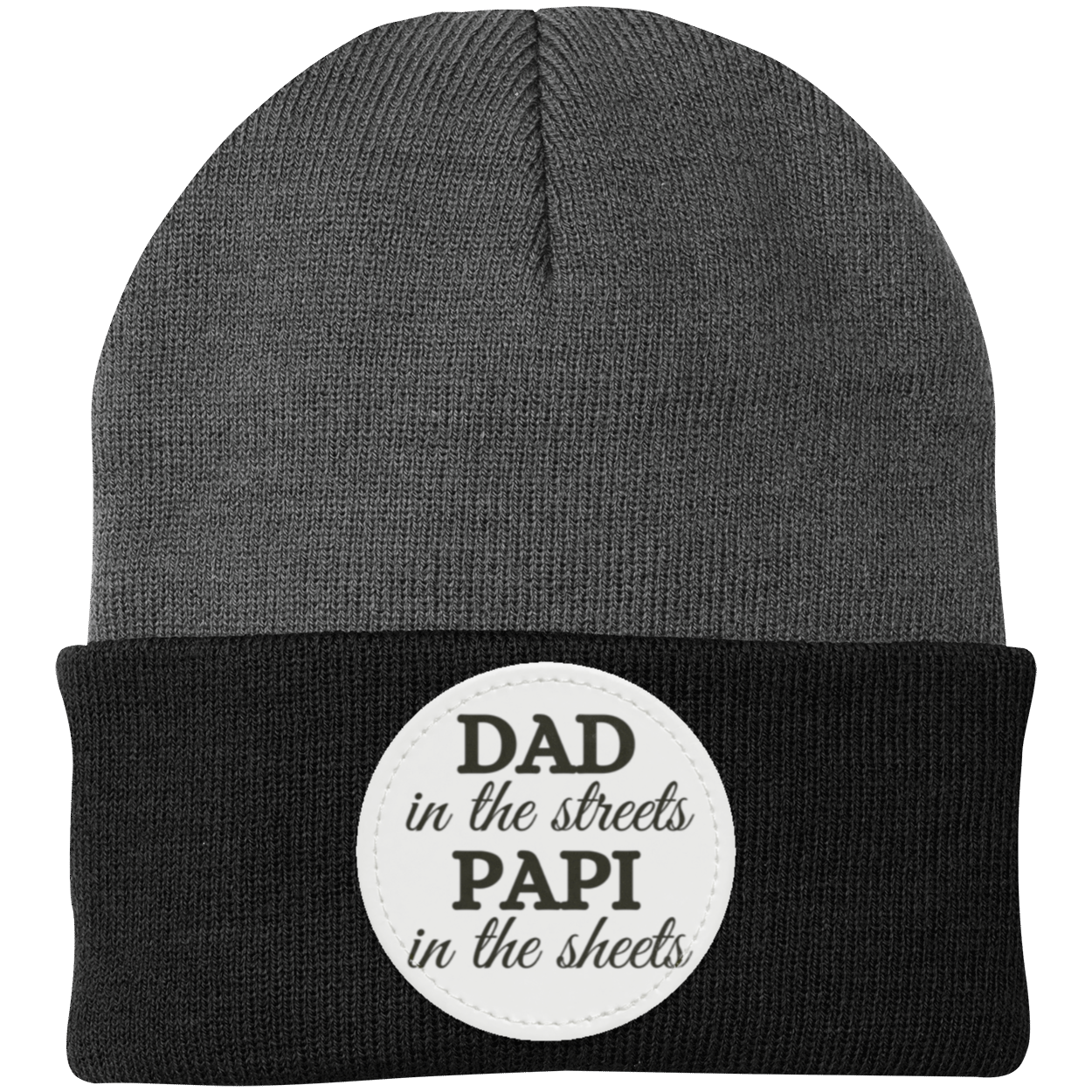 Papi in the sheets Knit Cap - Patch