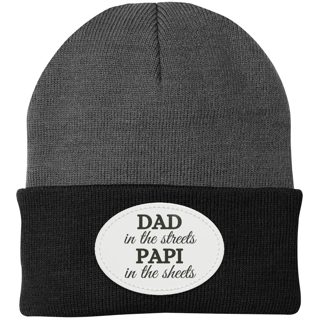 Papi in the sheets Knit Cap - Patch