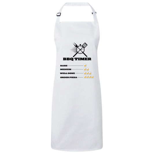 BBQ Timer Unisex Bib Apron