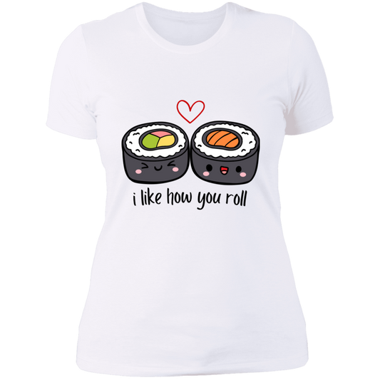 Sushi Roll Ladies' Boyfriend T-Shirt