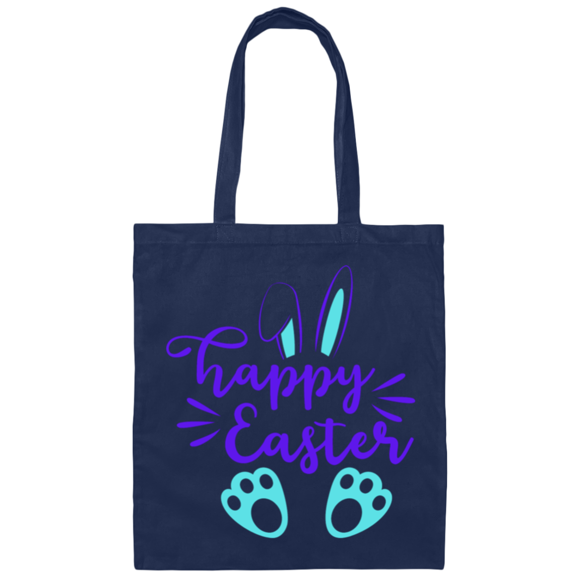 Happy Easter Tote Bag Canvas Tote Bag