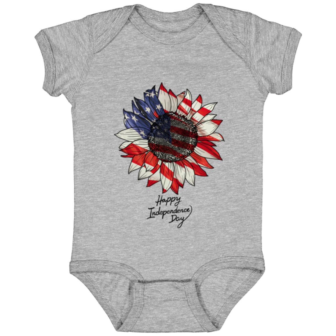 Happy Independence day Infant Fine Jersey Bodysuit