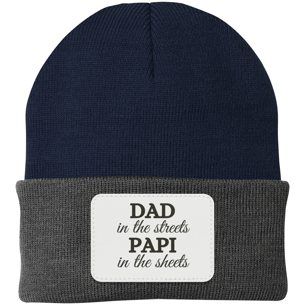 Papi in the sheets Knit Cap - Patch