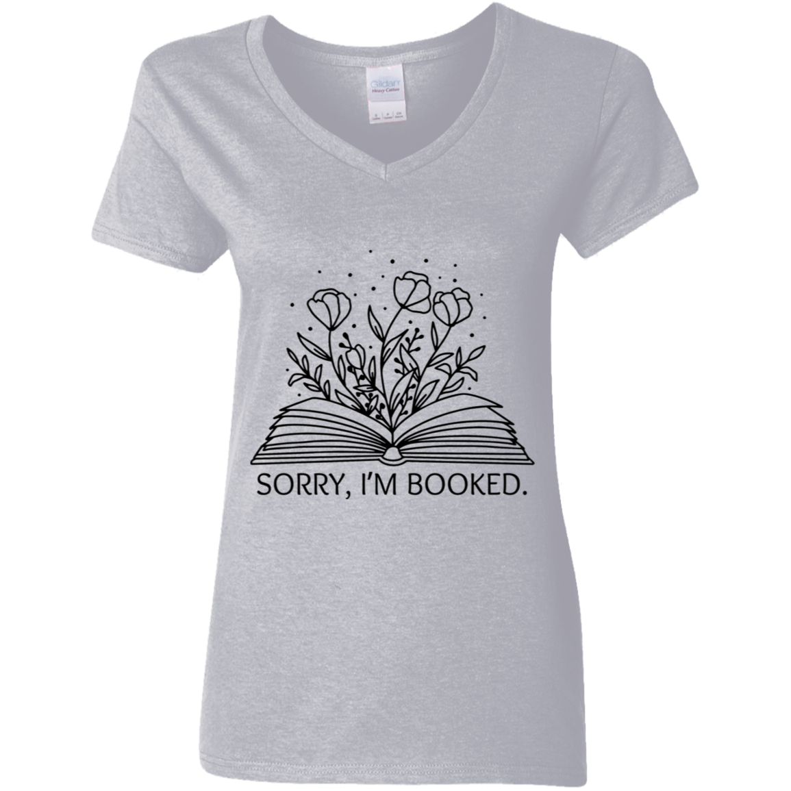 Sorry I'm Booked V-Neck T-Shirt