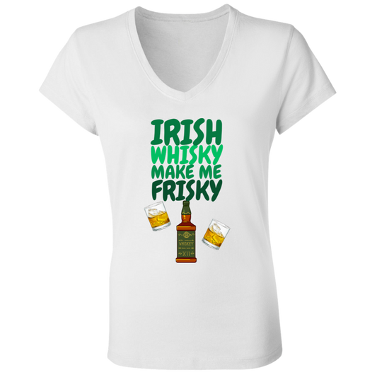 Irish Whisky Jersey V-Neck T-Shirt