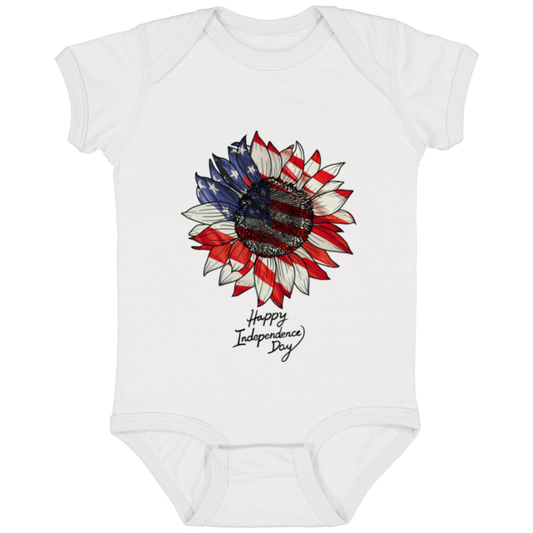 Happy Independence day Infant Fine Jersey Bodysuit