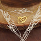 To My Forever Interlocking Hearts Necklace